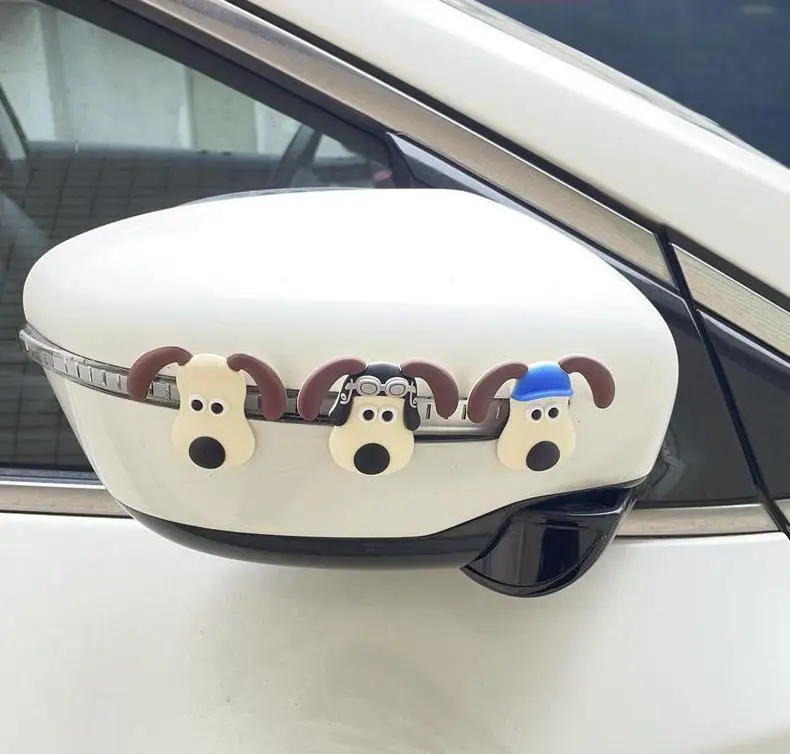 Cute Cartoon Dog Car Door Edge Guards Trim Protection Buffer Molding Buffer Crash Pilot Dog Barriers - Sticker on Application
