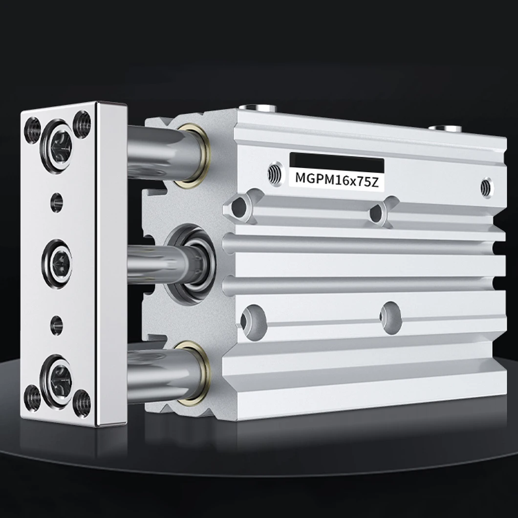 ABILKEEN MGPL20-175Z MGPL Three Axis Three Rod Pneumatic Compact Guide Cylinder 20MM Bore X 175MM Stroke Thin Air Cylinder