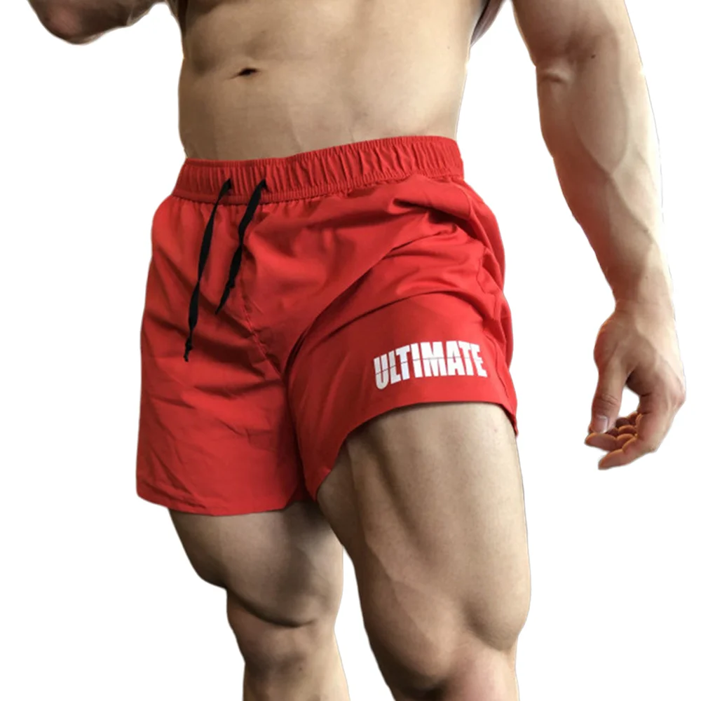 Summer Casual Shorts Men Bodybuilding Quick Dry Bermuda Gym Fitness Running Training Pants Male Beach Swim Trunks Sportswear