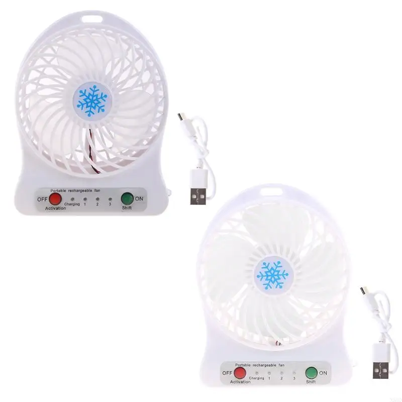 Bateria USB Dual Final Fore Furil Fan com ventilador luz forte N58D