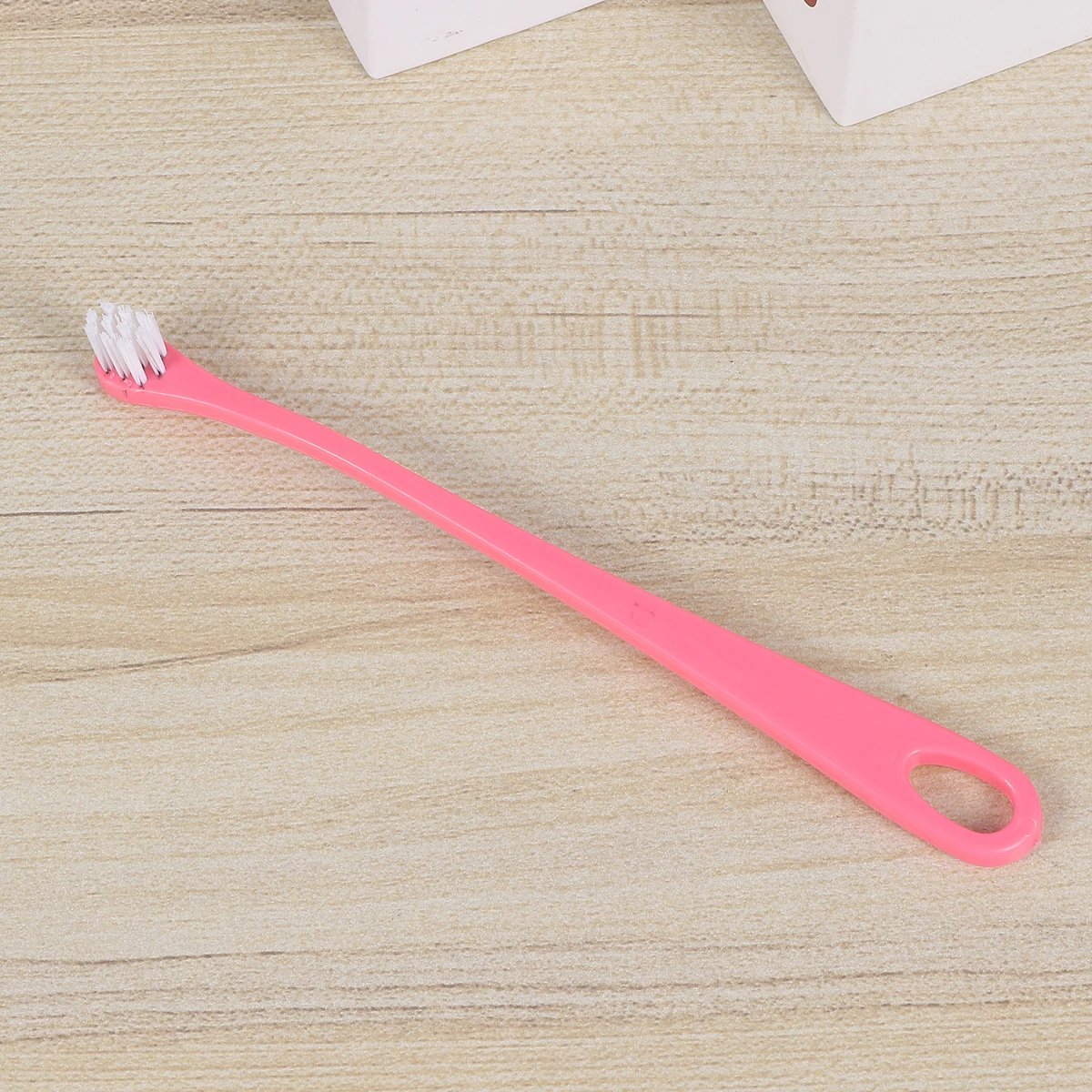 

Pet Toothbrush Dogs Cats Rosy Plastic Finger Brush For Dental Hygiene Small Dog Puppy Cleaning Dog Dental Hygiene Tool Tool