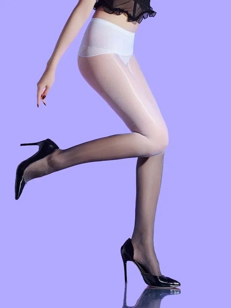 

Сексуальные женские тонкие бесшовные колготки двух цветов 5D 912 PIN, блестящие, глянцевые, с эффектом масляного блеска, в стиле пэчворк, для ночных клубов