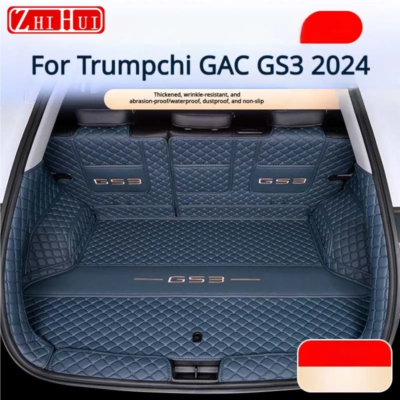For Trumpchi GAC GS3 2024 2025 Car Styling Trunk Mats Full Surround Rear Trunk Cargo Liner Waterproof Anti Slip Mats Accessories