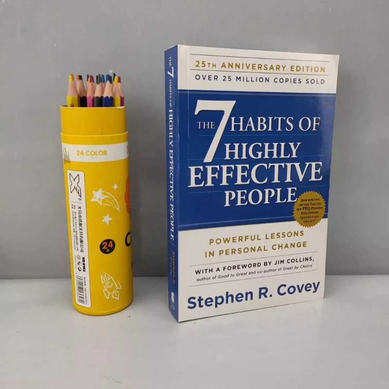 The 7 Habits of Highly Effective People By Stephen R. Covey in English Original Professional Management Reading Book