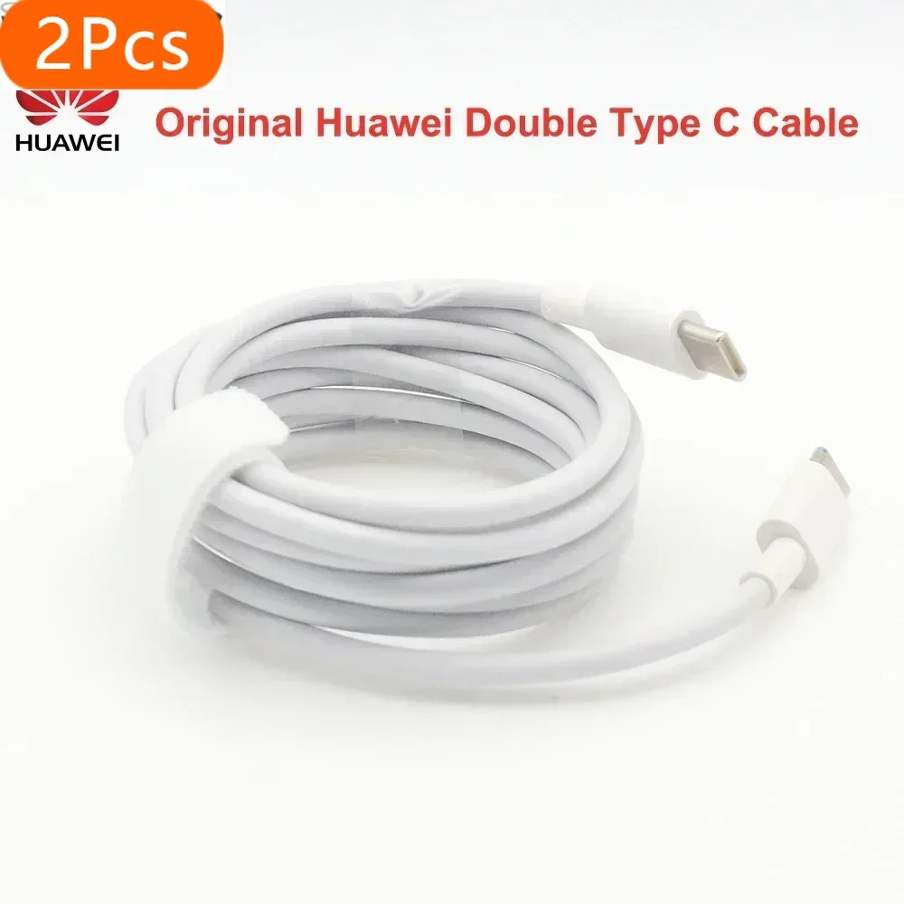 2Pcs Huawei 3.3A Type C TO Type C PD Charger Cable Matebook D14 Date Line for For Huawei Mate 50 40 30pro Matebook E X Pro 13 Ho