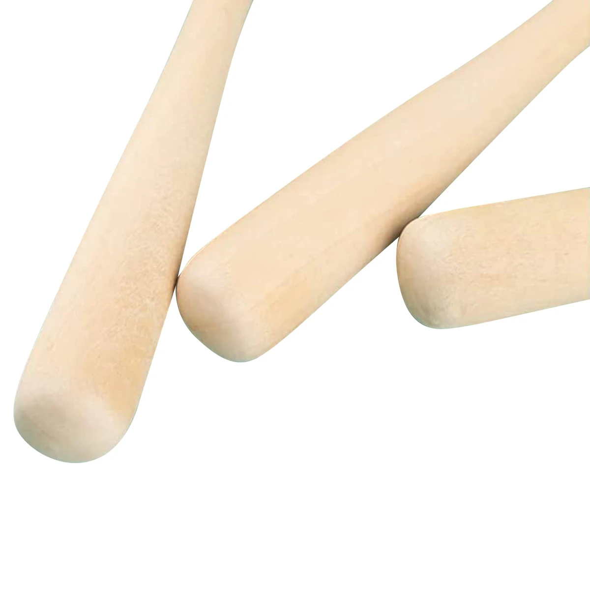 SUNRI-12Pcs Wooden Baseball Bat With For MINI Baseball Softball Keyring For Team Gifts