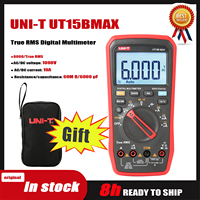 UNI T Professional Digital Multimeter Tester UT15B MAX 1000V AC DC Voltage Meter Capacitor Tester True RMS Electric Multi Meter