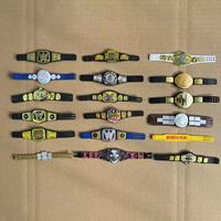 1pcs Rare Belt WWE AEW Wrestler Doll Accessory World Championship Gold Belt for 6'' 7'' inch Doll Action Figure