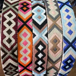 5Meters 38/50mm Meetee Jacquard Webbing Ribbon Shoulder Backpack Belt Strap Cap Shoes Decorative Sewing Biasband Accessories