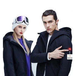 100% Original Supield Goose Down Jacket Smart Winter Temperature Controlled Heating Slim Thicken Washable Men Women Warm