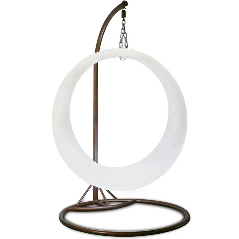 celebrity swing outdoor courtyard multi-person luminous moon swing hanging chair rocking chair solar children's play facilities