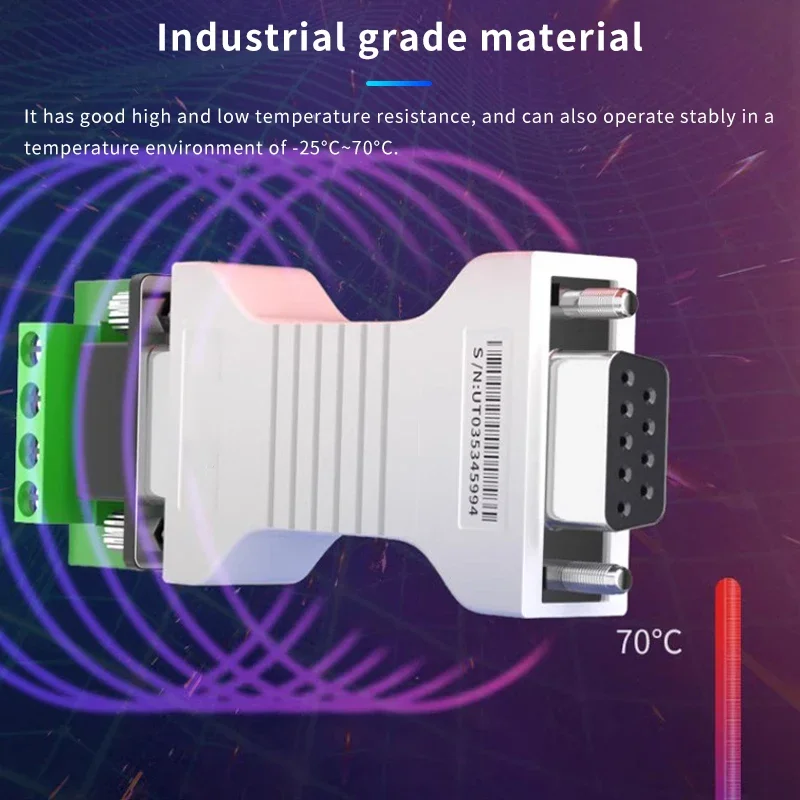 RS232からRS485インターフェイスシリアルアダプタコンバータ、アダプタパッシブ双方向からパッシブ産業用通信モジュール