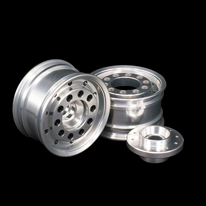 Metal LESU Front Wheel Hub Car Accessories for 1/14 RC Tractor Electric Model Tamiyay Remote Control Truck Th02494-Smt3