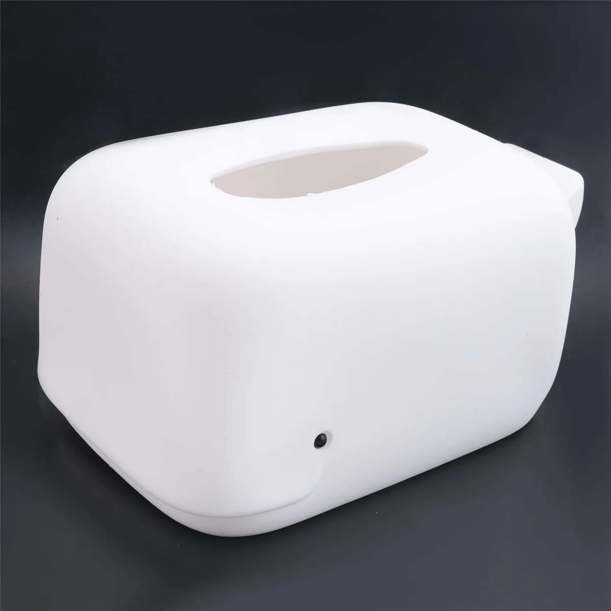 

L74A Silicone Tissue Box Phone Holder Kitchen Bathroom Home Office Storage Boxes Desktop Napkin Holder Dispenser Case-White