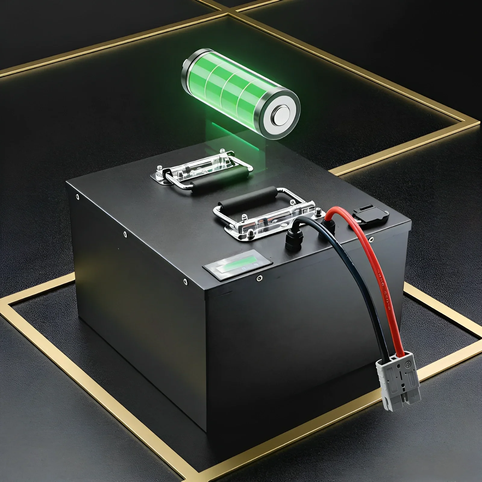 36V LiFePO4 Battery Pack with Integrated BMS, 60Ah-300Ah High Power Battery, Specially Designed for 3000W Golf Carts, Electric V