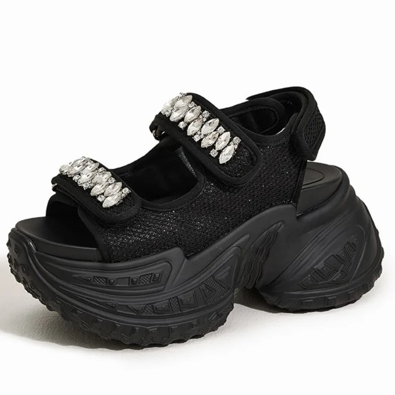 

Туфли-лодочки из микрофибры на танкетке, 8 см