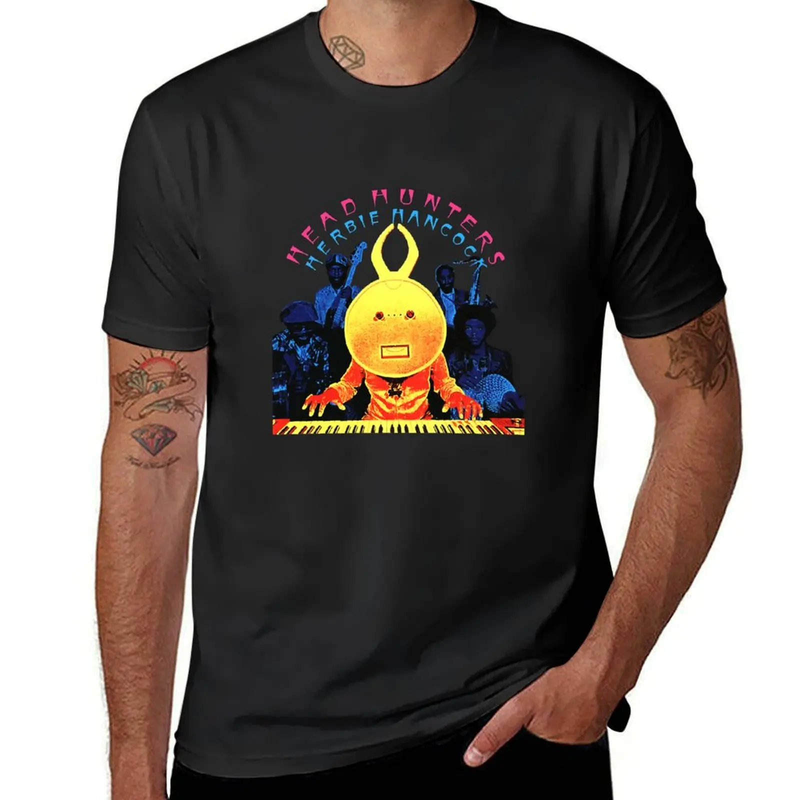 

Head Hunters Herbie Hancock T-Shirt funnys tees blanks for a boy T-shirts for men cotton