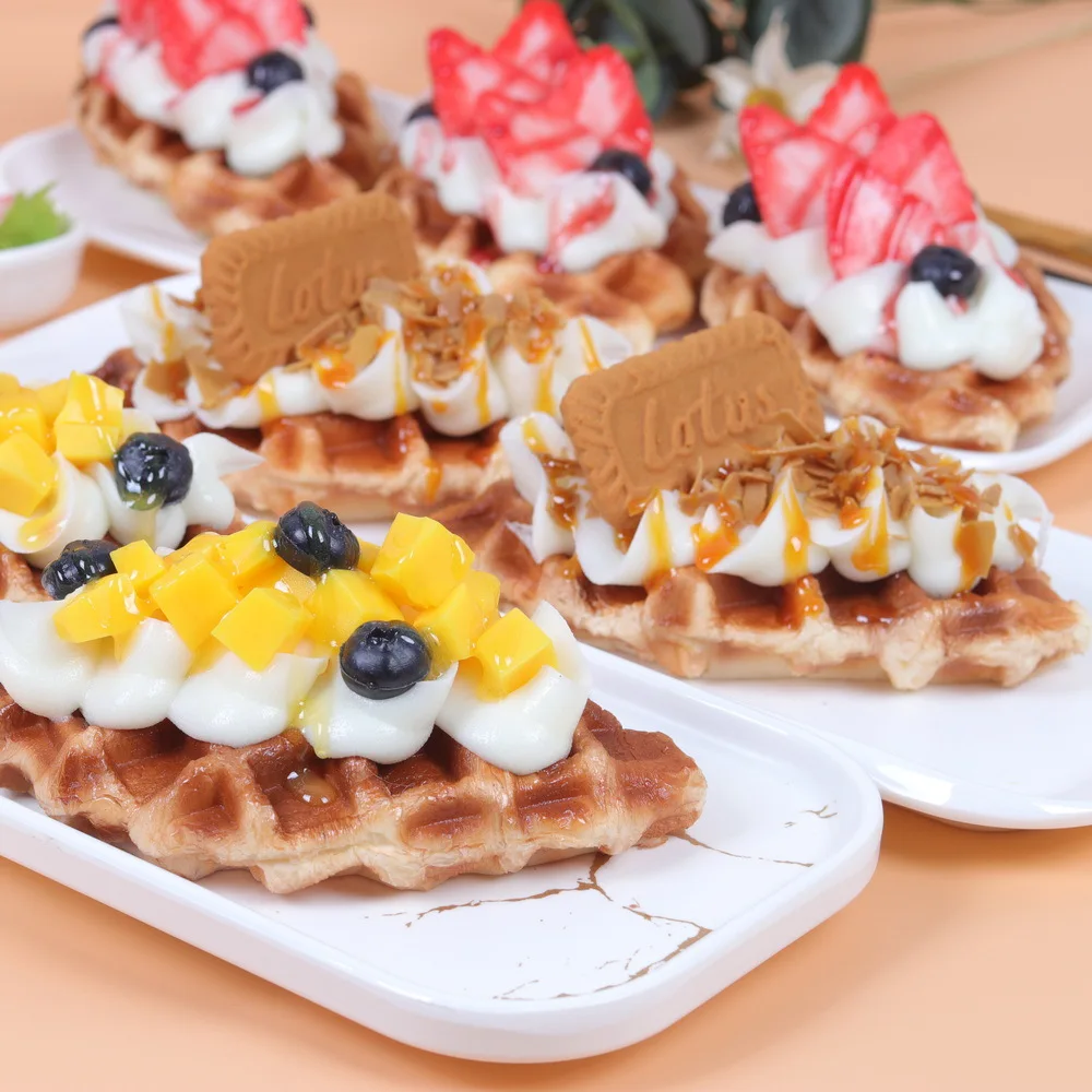 faux-gateau-gaufre-en-tranches-2-pieces-decoration-alimentaire-artificielle-et-replique-de-faux-desserts-pour-l'affichage-d'accessoires-de-cuisine-et-de-boulangerie-4