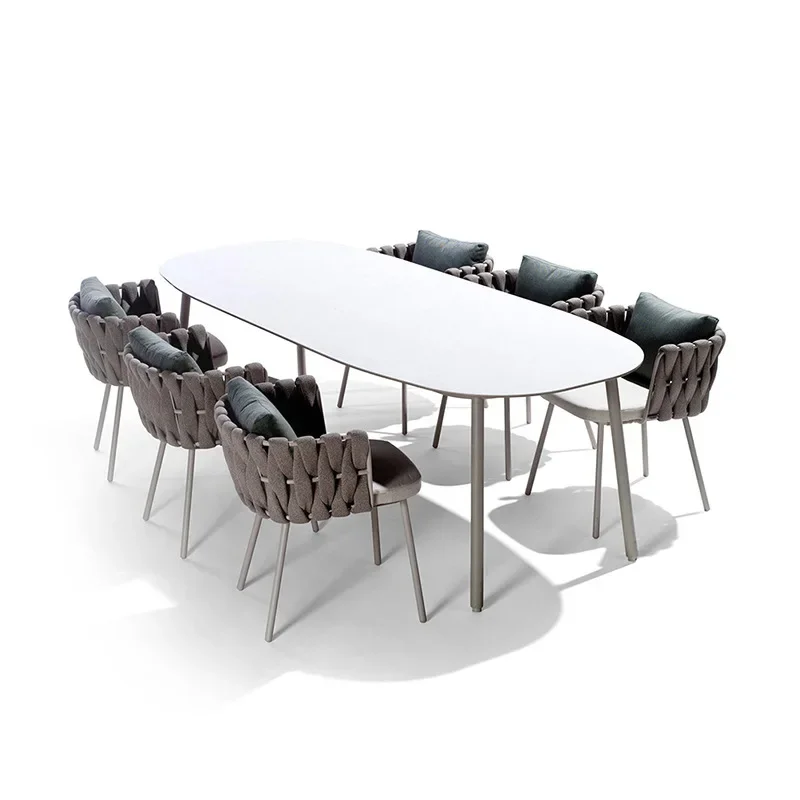 أريكة نورديك، طاولة قهوة، كرسي معلق، بسيط، حديث، روطان، إبداعي، فناء، حديقة، شرفة #1