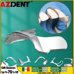 Matriz Dental contorneada, bandas de matriz de Metal Anterior, sistema de matriz seccional, materiales de odontología, 30 piezas