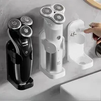 Shaver Rack Electric Toothbrush Bathroom Men Razor Beauty Equipment Storage Holder Self-Adhesive Hook Hanging rack storage