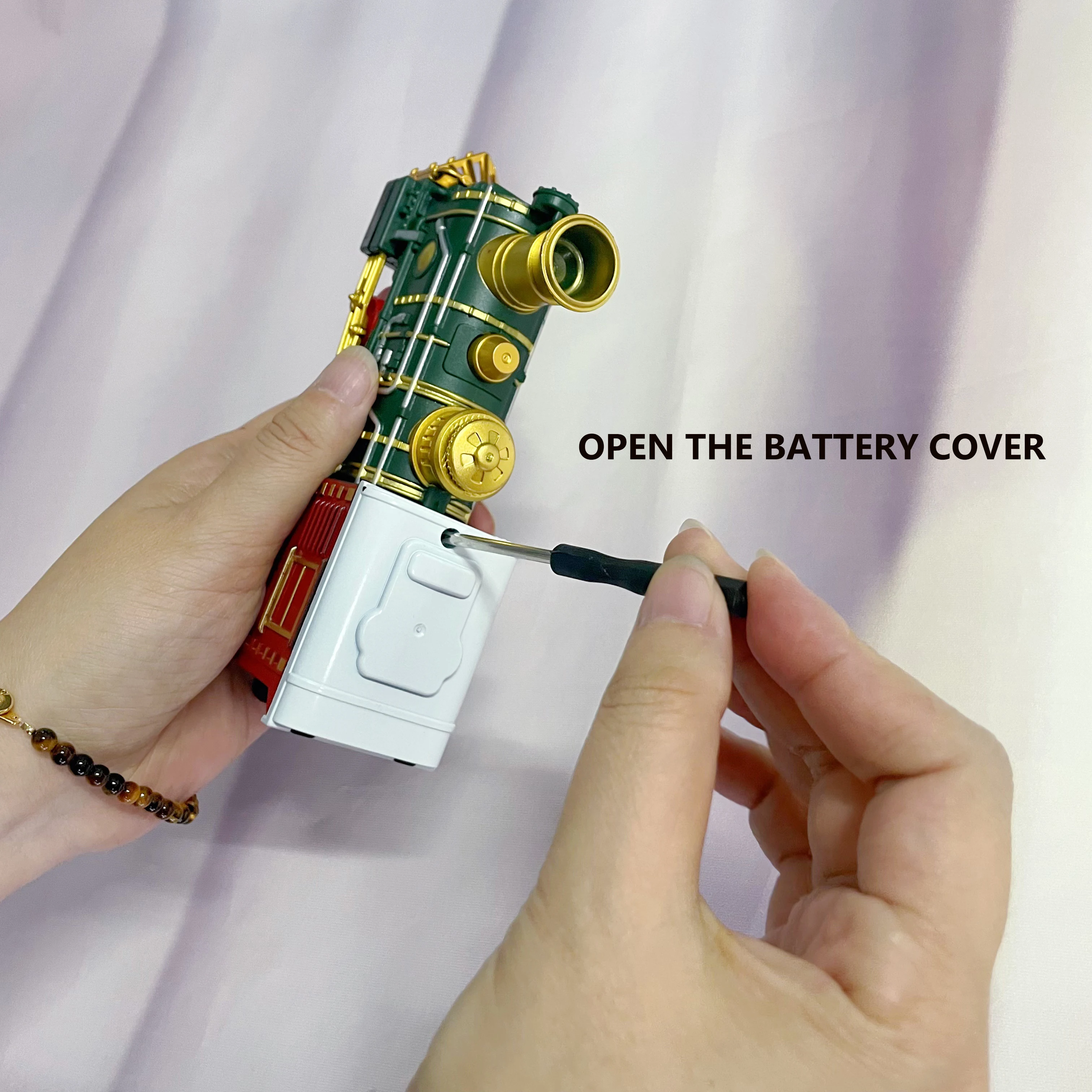 Zabawka Pociąg Elektryczny Świąteczny Pociąg Kolejowy Wagon Symulacja Retro Dekoracja Pociągu Model Dziecięcy Pociąg Szybki Zestaw Zabawek dla Chłopca Prezenty