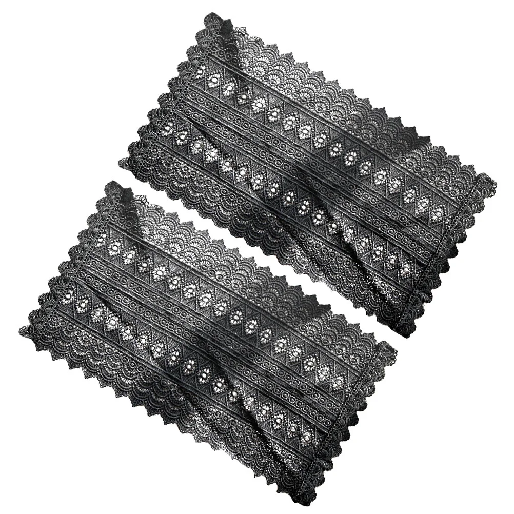 

2Pcs Table Mat Countryside Style Decorative Placemat Wedding Party Household Holiday Table Accessory