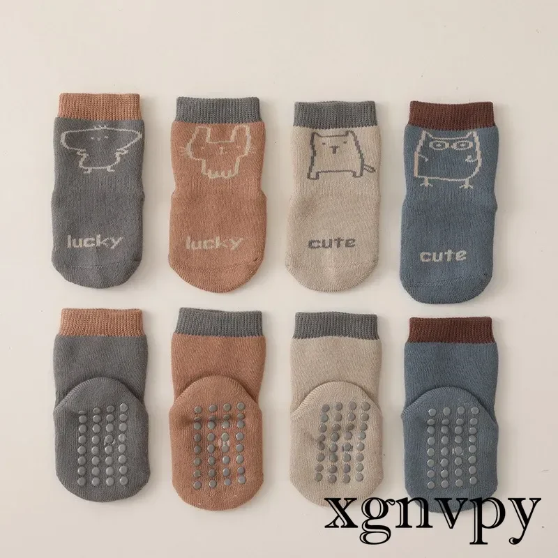 Baby socks Autumn and winter new thick warm wool baby floor socks silicone non-slip toddler socks