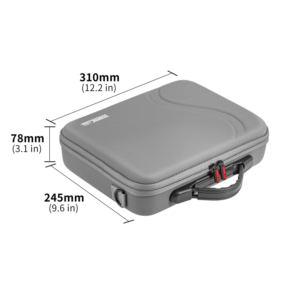 Camera Carrying Case Protective Travel Bag PU Carrying Storage Shoulder Bag Anti-scratch with Strap for Gopro Hero 13 12 11 10 9