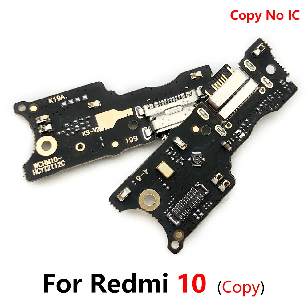 20Pcs/Lot, USB Charge Port Jack Dock Connector Charging Board Flex Cable For Xiaomi Redmi 10 Redmi10 10C Prime Replacement Parts