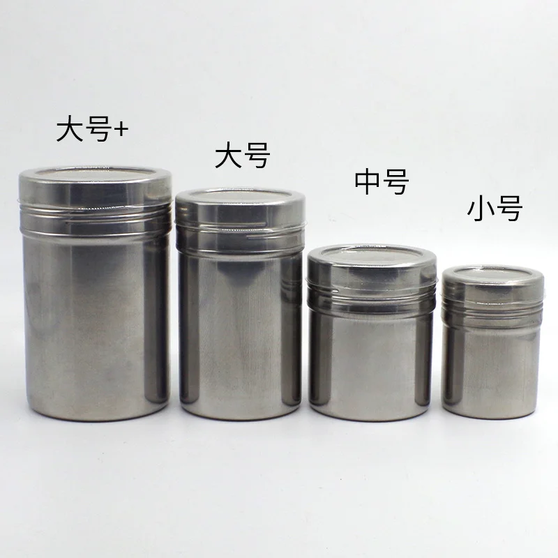 Stainless Steel Chocolate Shaker Icing Sugar Powder Flour  Cocoa Coffee Sifter Shakers