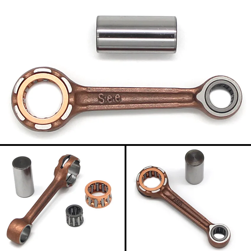 دراجة نارية العمود المرفقي ربط قضيب المتسابق المحرك لسوزوكي AD50 AE50 AY50 AZ50 TR50 AG50 AH50 AJ50 AP 12161-37B01 12161-37B03 #4