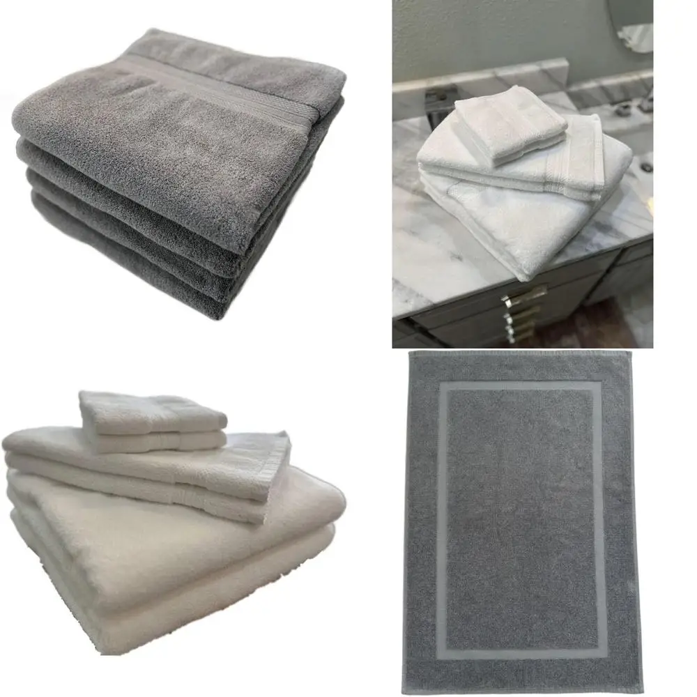 

luxury soft and swift-drying 100% cotton towels with sturdy woven edges