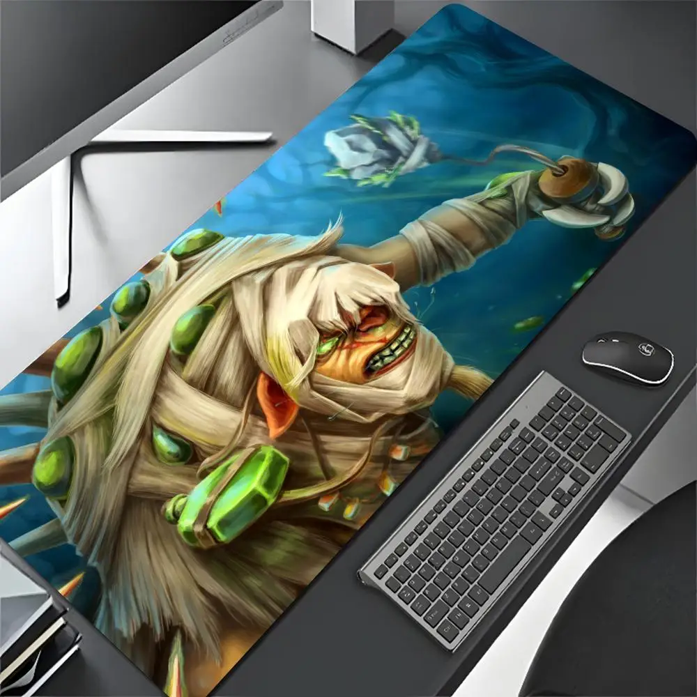 Крупный игровой коврик для компьютерной клавиатуры, с рисунком