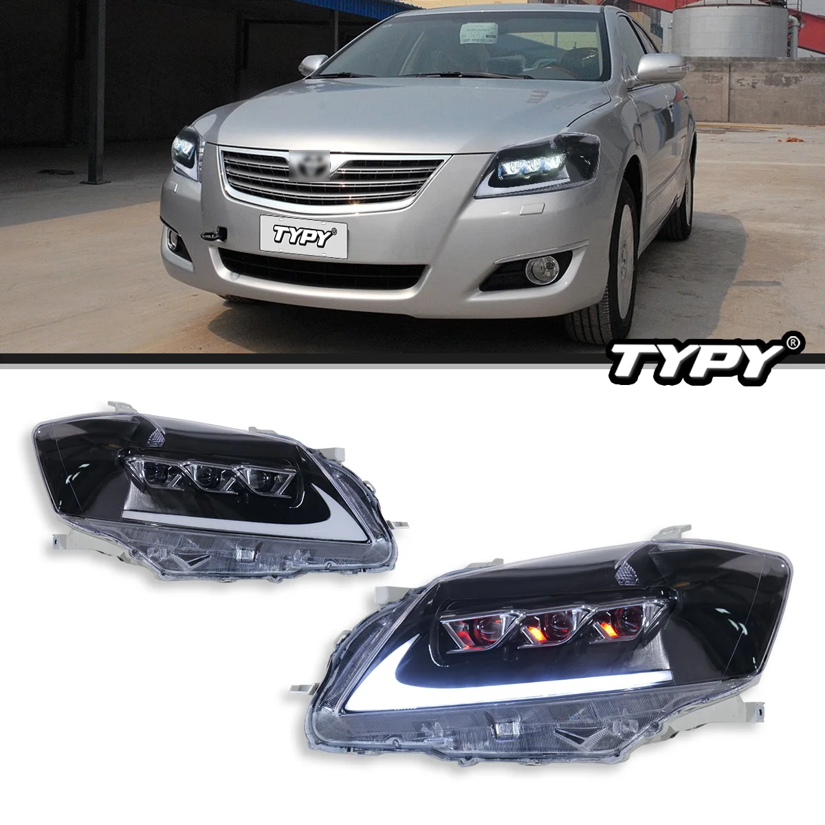 

TYPY Car Lights For Toyota Camry 2006-2014 Headlight LED Projetor head Lamp Daytime Running Light Automotive Accessories
