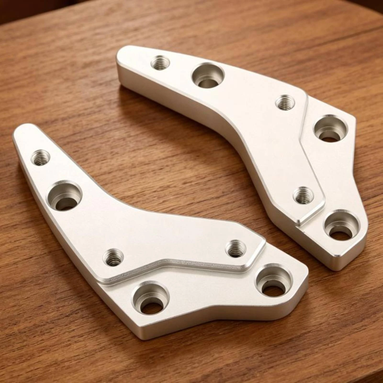 Handlebar Riser Base Machined Metal Motorcycle Handlebar Riser Bar Spacer Electroplated Vehicle Accessory Mounting Holes