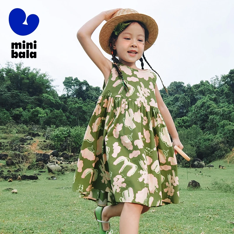 

Mini Bala Dress Children Playful Butterfly-Shaped Princess Dress