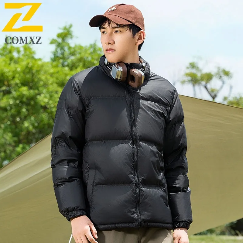 COMXZ Men's Padded Jacket Solid Color Travel Trip Cold-Resistant Daily Outing Cotton Padded Jacket Thick Warmth Winter Padding