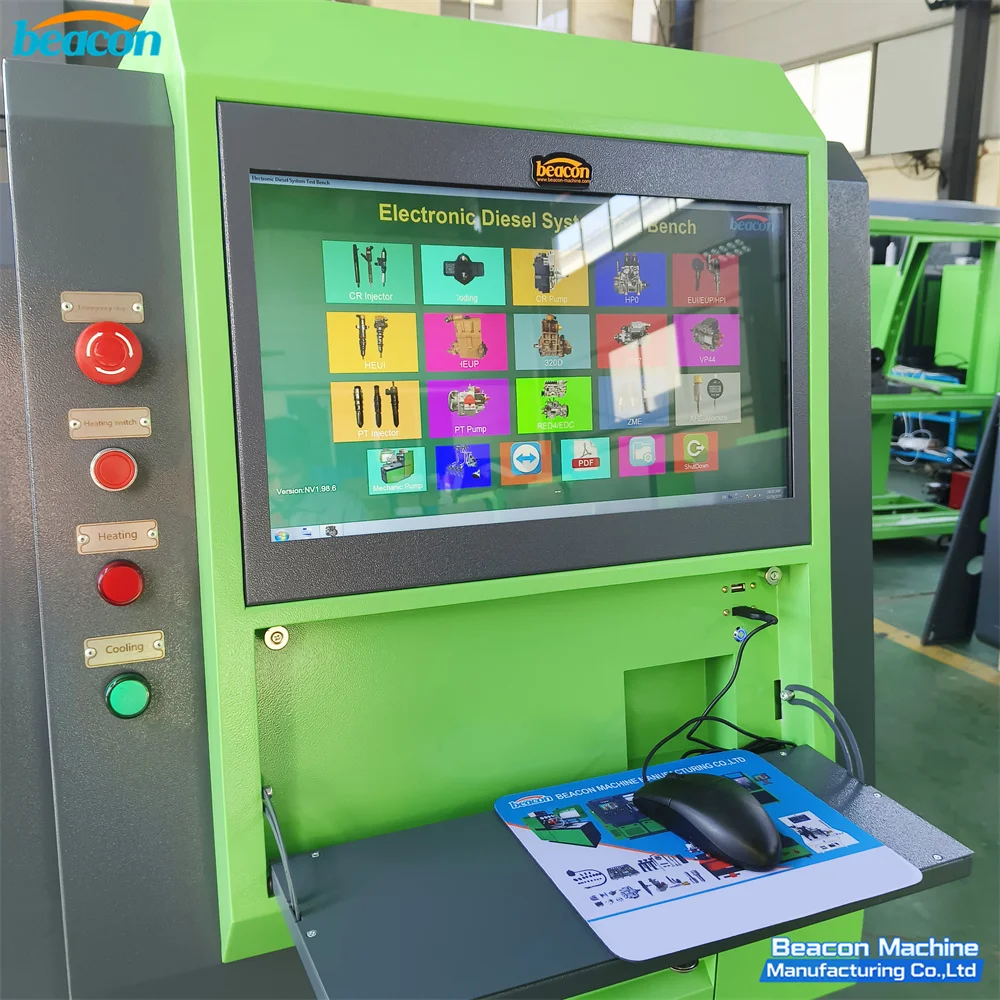 CR308S Diesel Fuel Injector Common Rail Test Bench 4 Injectors Testing Machine