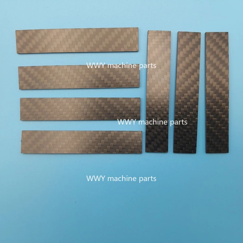 3K Carbon Fiber Sheet Thickness 2mm Width 25mm long 470mm High Strength Carbon Fiber Board