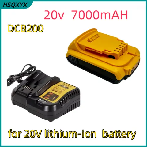 DCB203 Li-ion Battery 18Volt 20V 7.0Ah For  Max Tools DCB205 DCB206 DCB204 DCB200 DCB182 DCB180 DCB230 DCD DCF DCG Serie