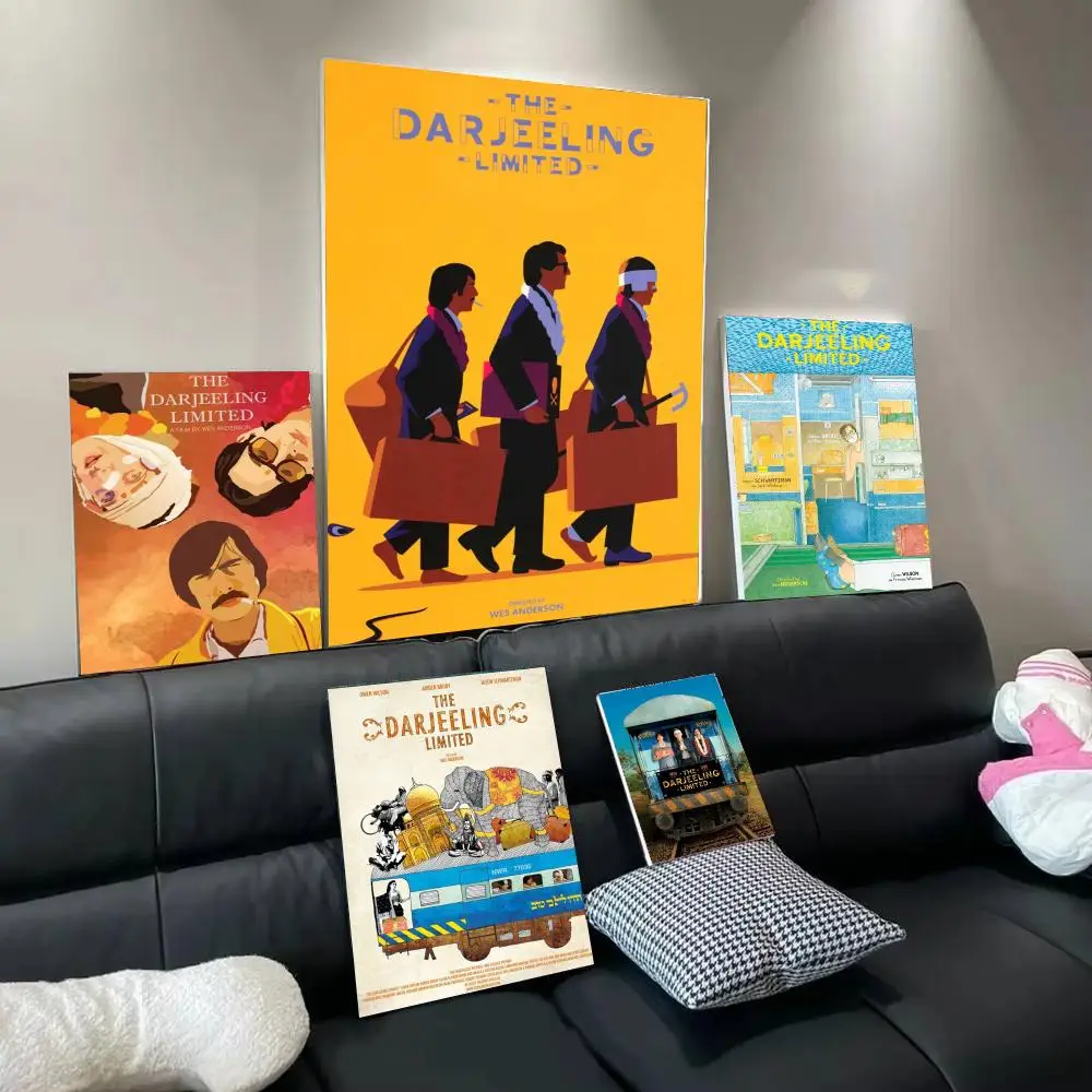 Classic Movie T-The Darjeeling Limited Poster Modern  Wall Art Aesthetic Minimalist Bedroom Decor Cafe Home Gift