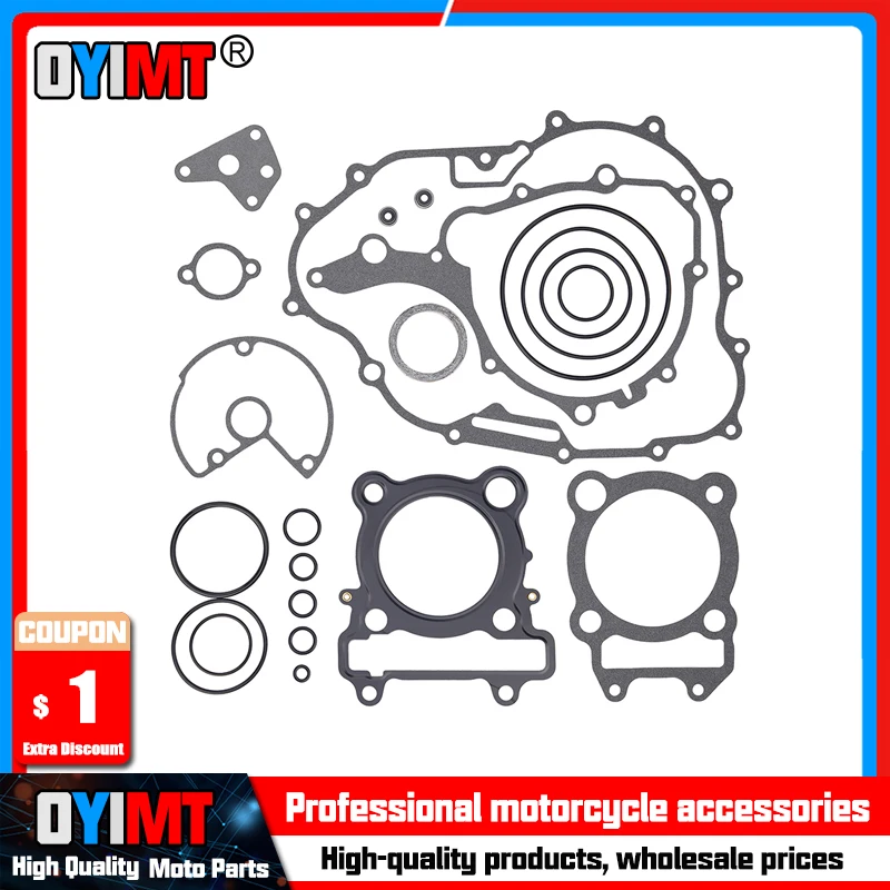 Motorcycle Engine Complete Cylinder Gasket For Yamaha YBR250 YS250 YBR YS250 12B-E1351-00 12B-E1181-00 12B-E5451-00 12B-E5461-00