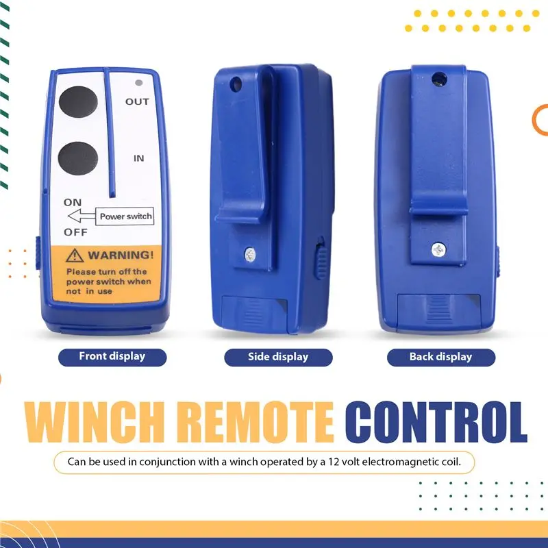 【Price Drop !!】-Wireless Winch Remote Control Switch Lift Gate Hydraulic Pump Dump Bed 12V Recovery Tow Truck