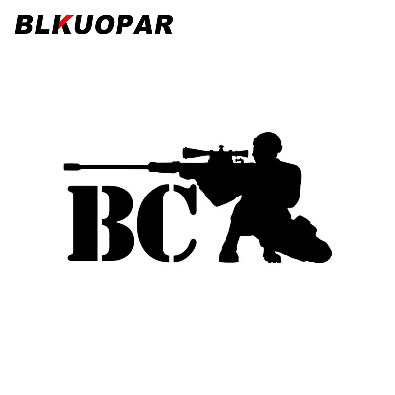 BLKUOPAR Soldier Taking Aim BC Car Sticker Creative Scratch-Proof Vinyl Original Decal Die Cut Caravan Surfboard Car Accessories