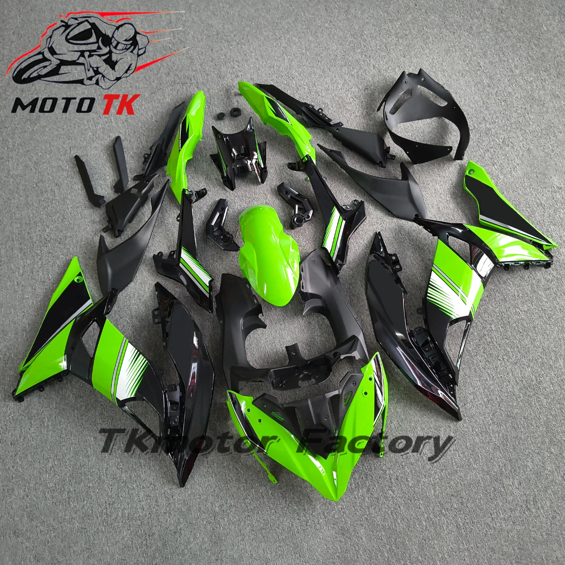 New Motorcycle Shell Fairing Accessories Adapted For Kawasaki Ninja 650 ER-6F 2017 2018 2019 ABS Plastic Carbon Painted Body kit