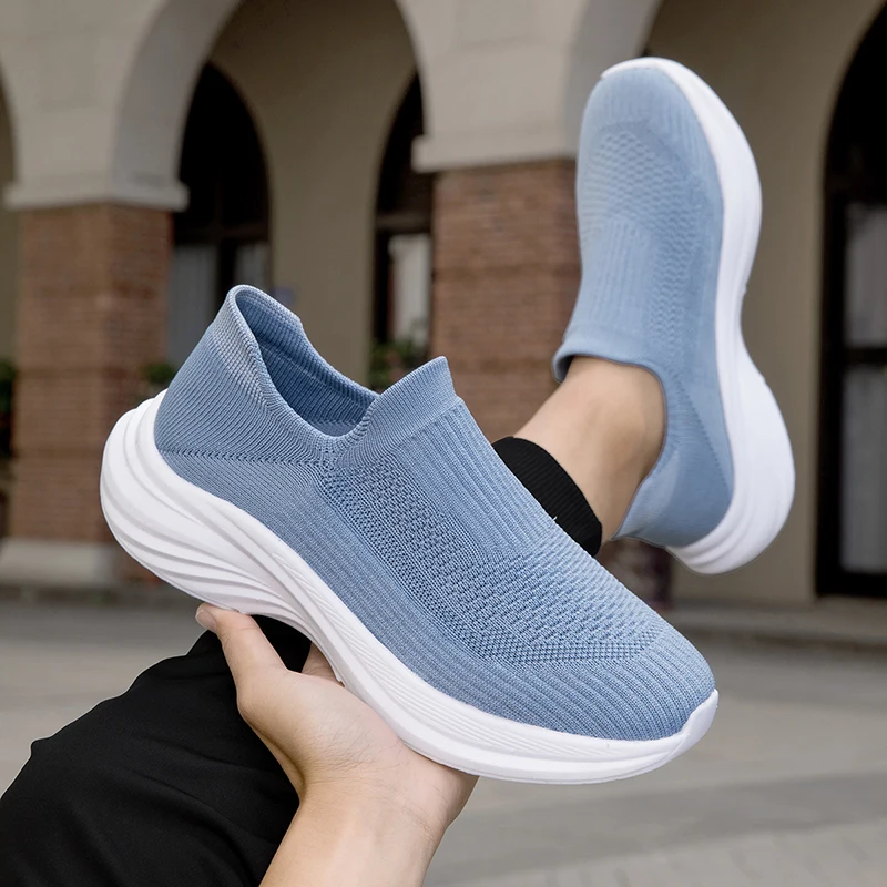 حذاء رجالي أحذية رياضية تنفس شبكة الانزلاق على احذية الجري في الهواء الطلق عدم الانزلاق زوجين الركض التدريب المشي لمسافات طويلة أحذية رياضية