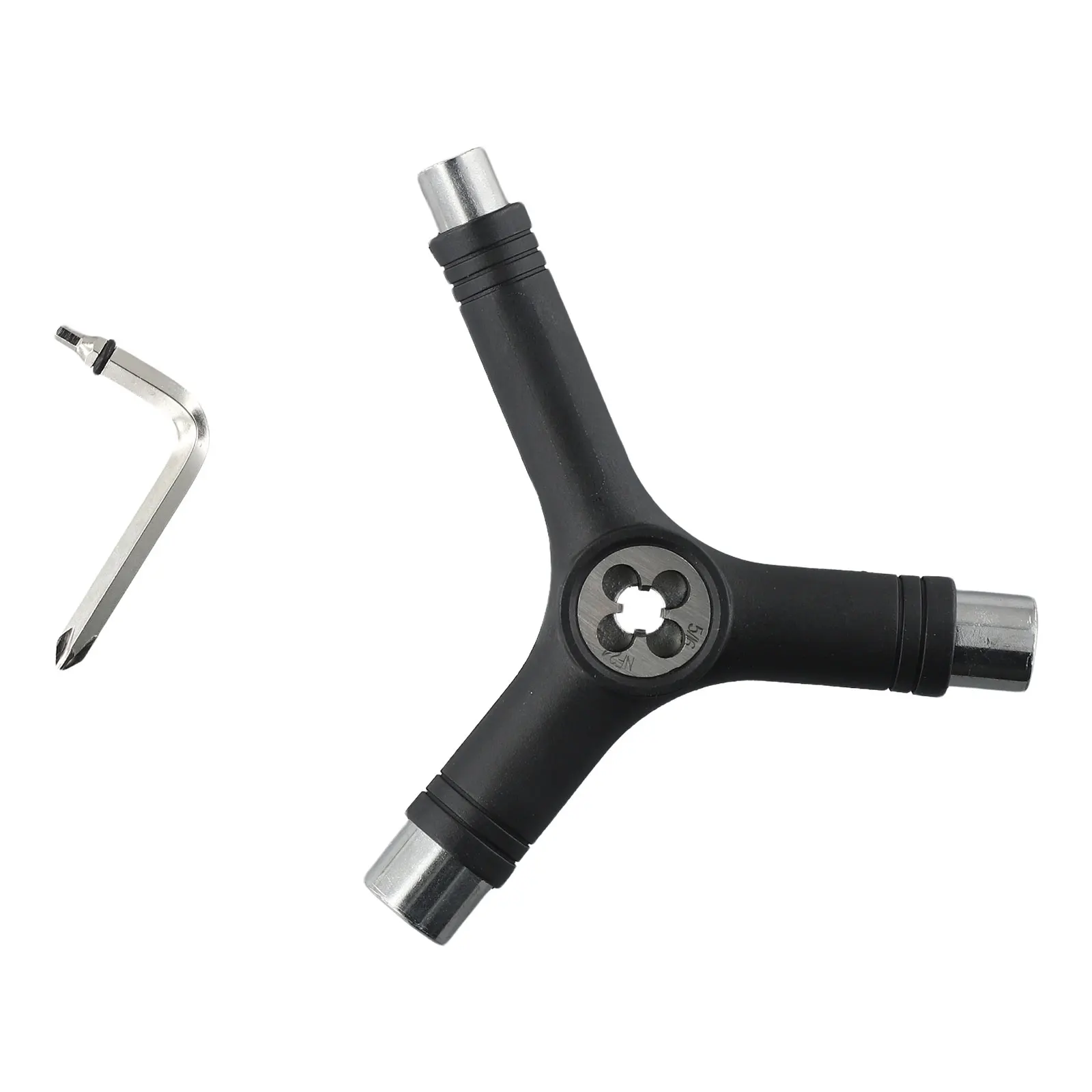 High Quality 2pcs Set Y-wrench L-type Wrench Accessories Longboard Wrench Metal Material Parts Skateboard Tool Skateboard Wrench