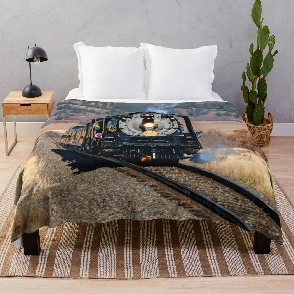 

Union Pacific 844 Throw Blanket Long Lasting Soft Plush Blanket for Daily Use
