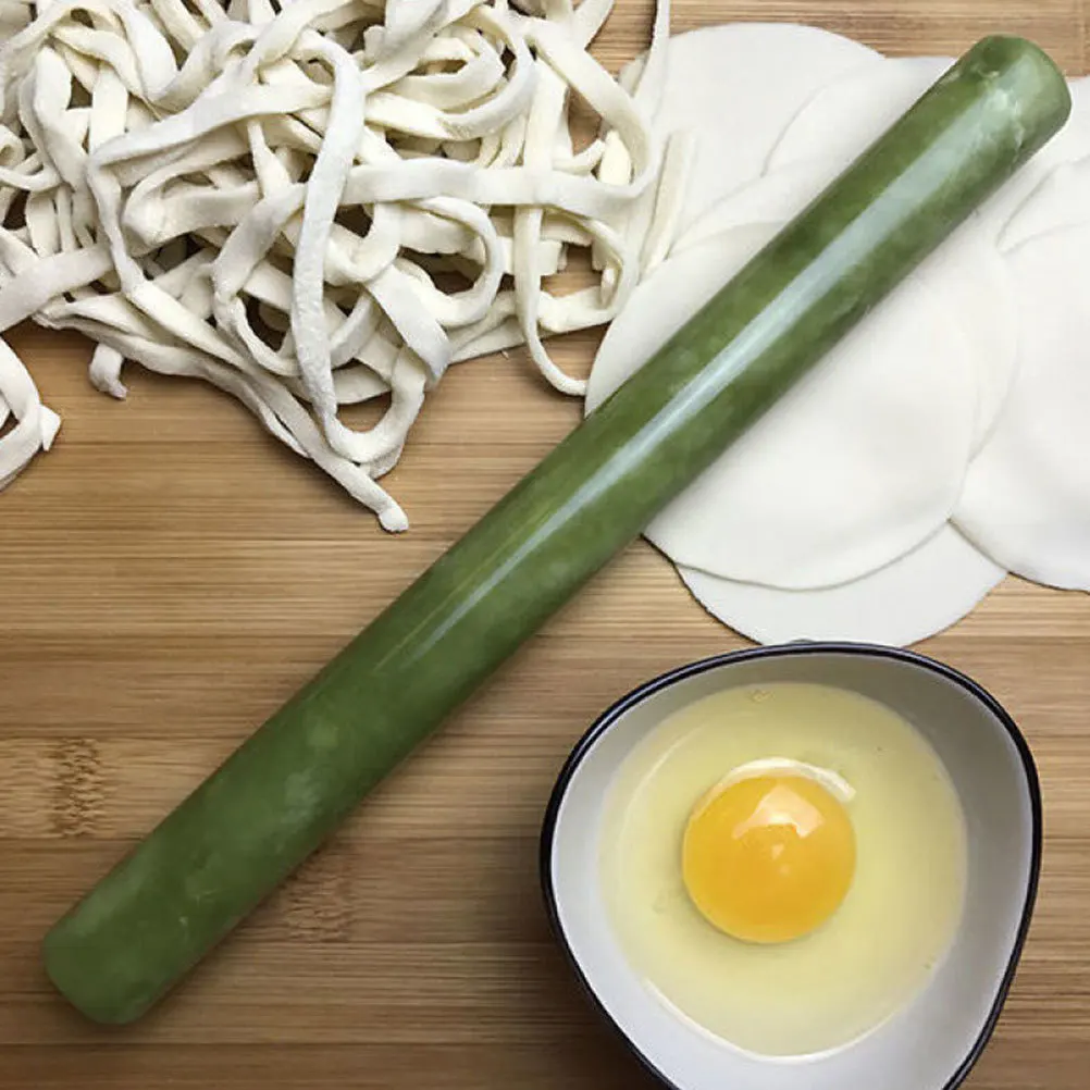 

Ergonomic Marble Rolling Pin Smooth Finish Heavy Duty Rolling Pin for Pizza Dough Pastry Tart Cookie Baking Cooking Kitchen